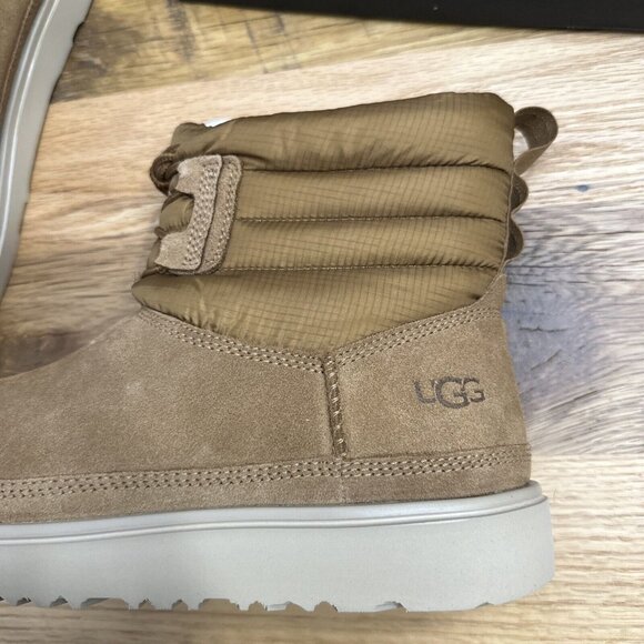 UGG womens NEW Classic Mini Lace Up Weather proof boots 9 Thinsulate - Picture 2 of 13